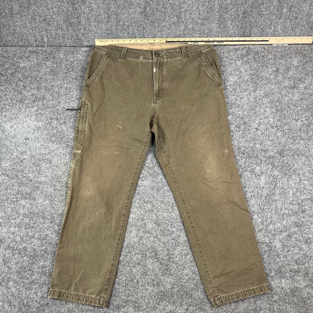 G.H. Bass Pants Mens‎ Size 38x32 Brown Straight Leg Casual Chino Workwear